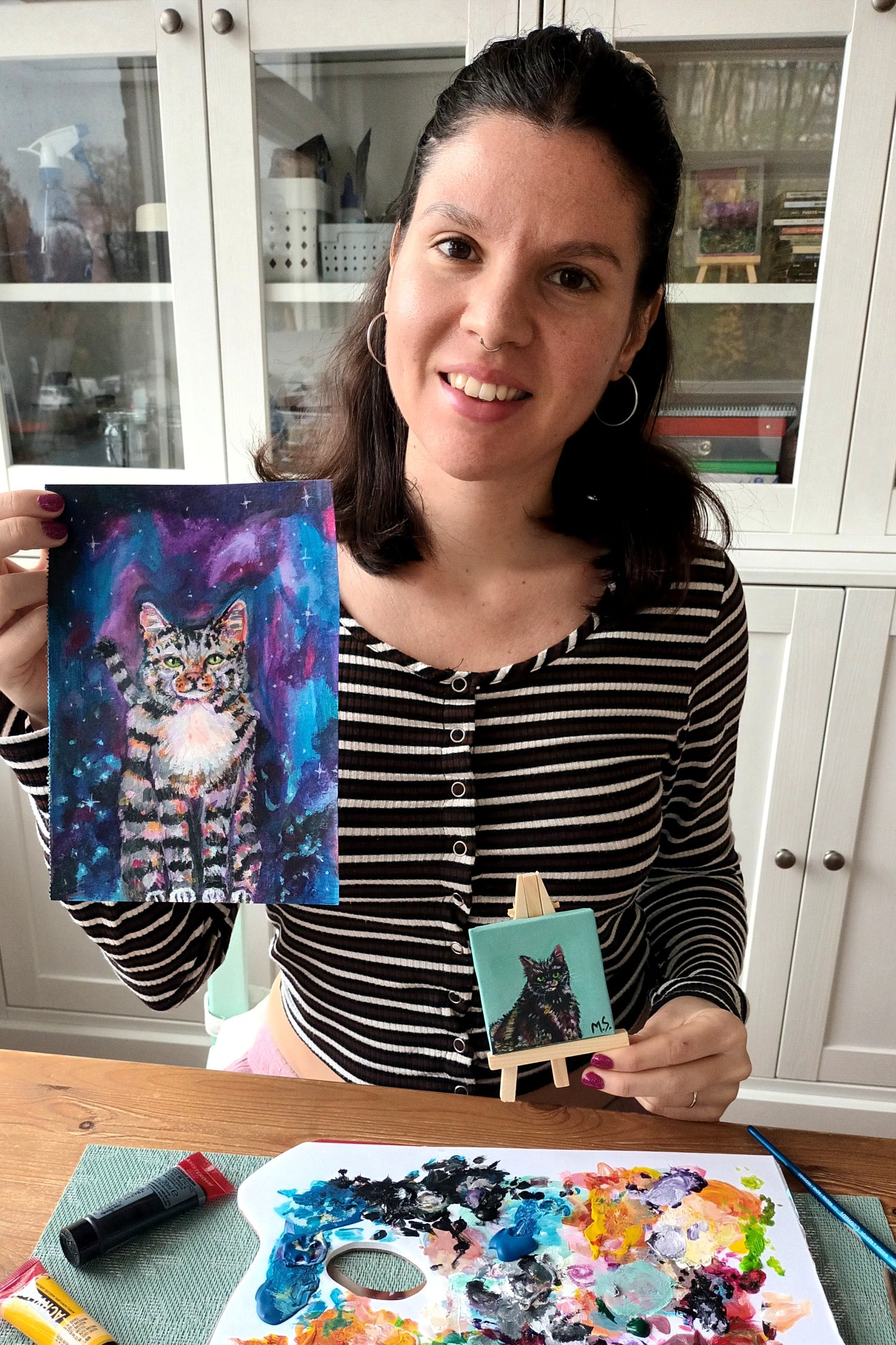 Pet Portrait Commission Painting Hand-Painted A5, A4, or A3 Artwork