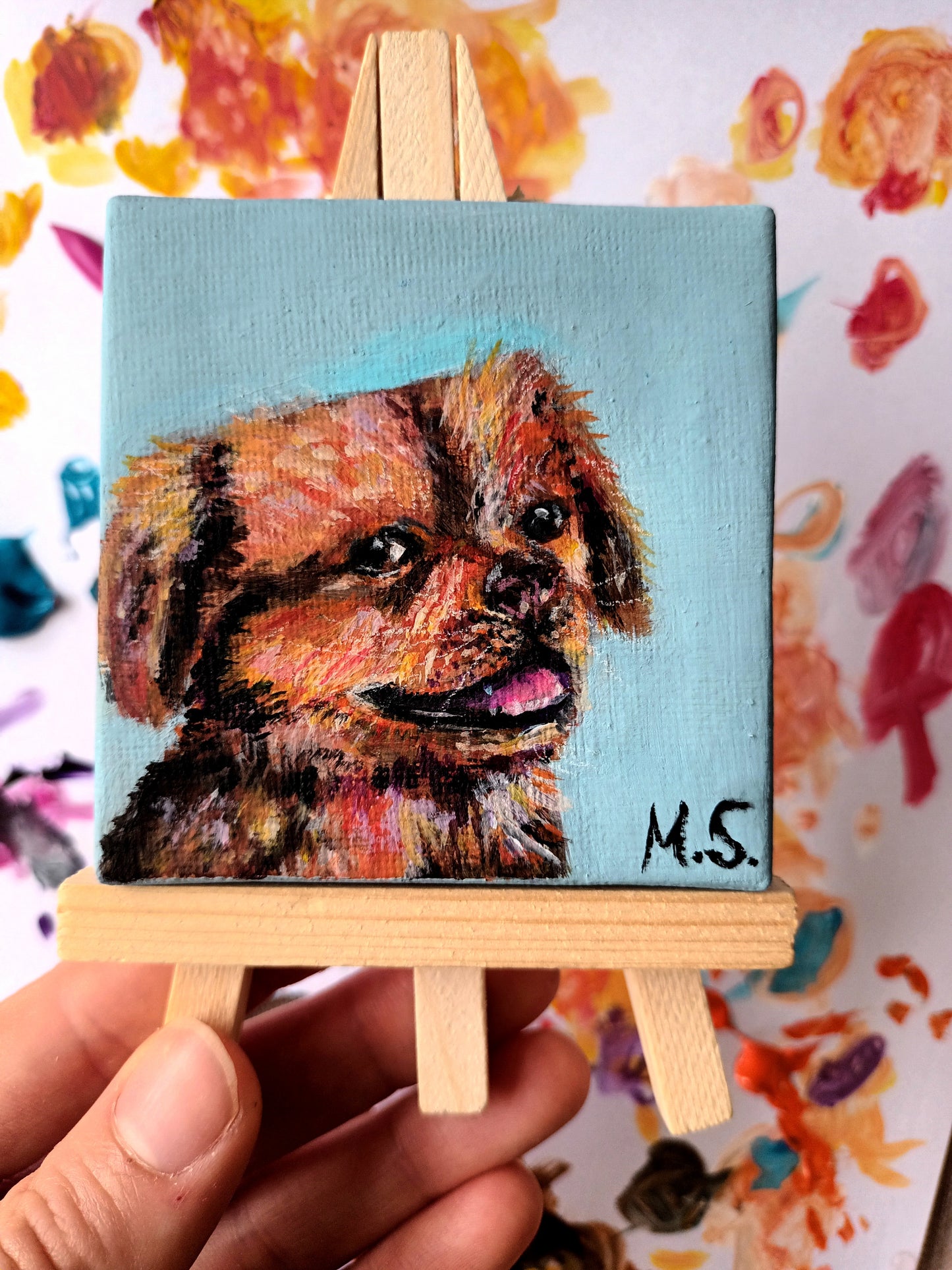 🐈Get your Custom Mini Pet Portrait!🐕