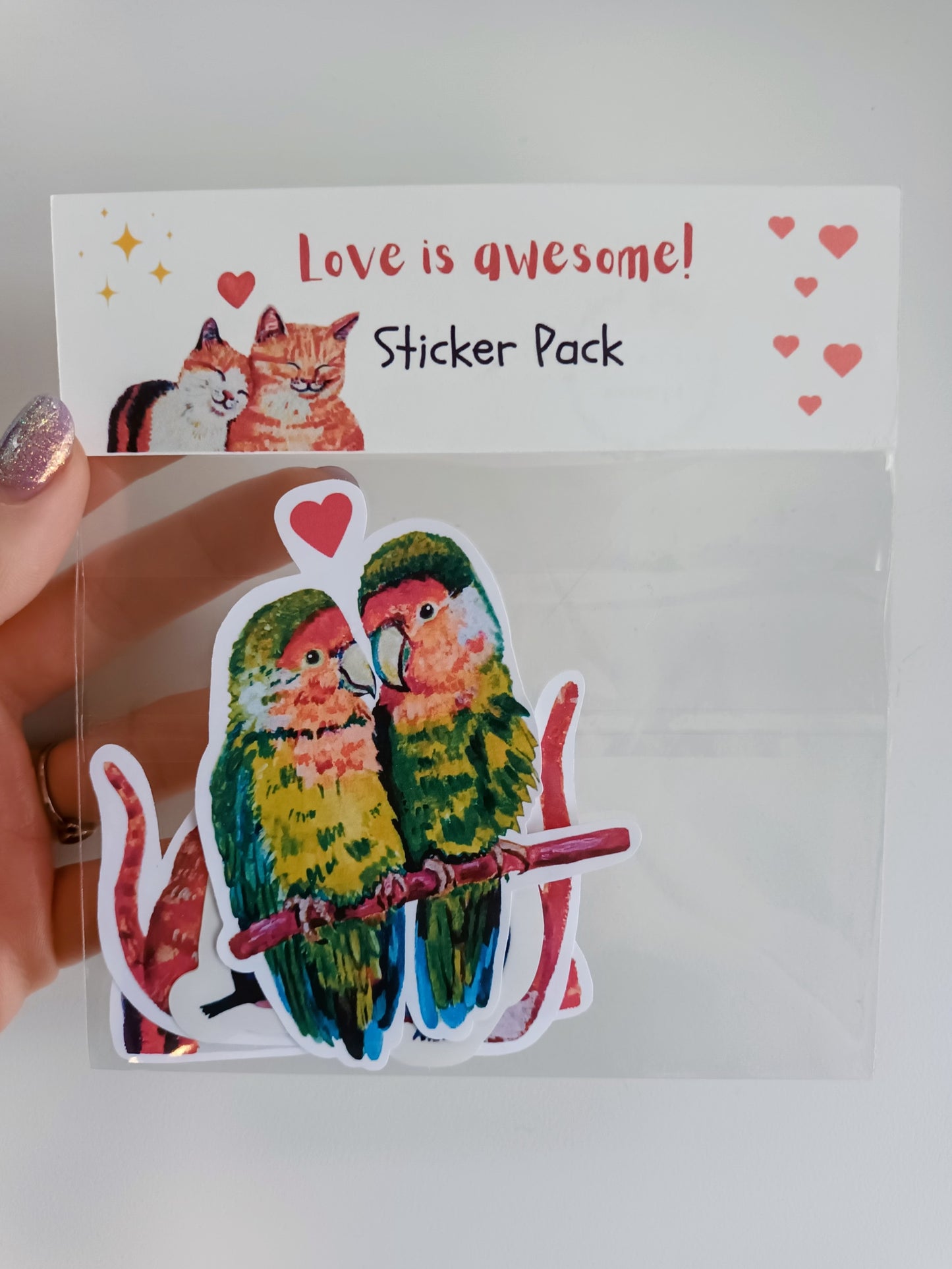 Valentine's sticker pack - Love is awesome