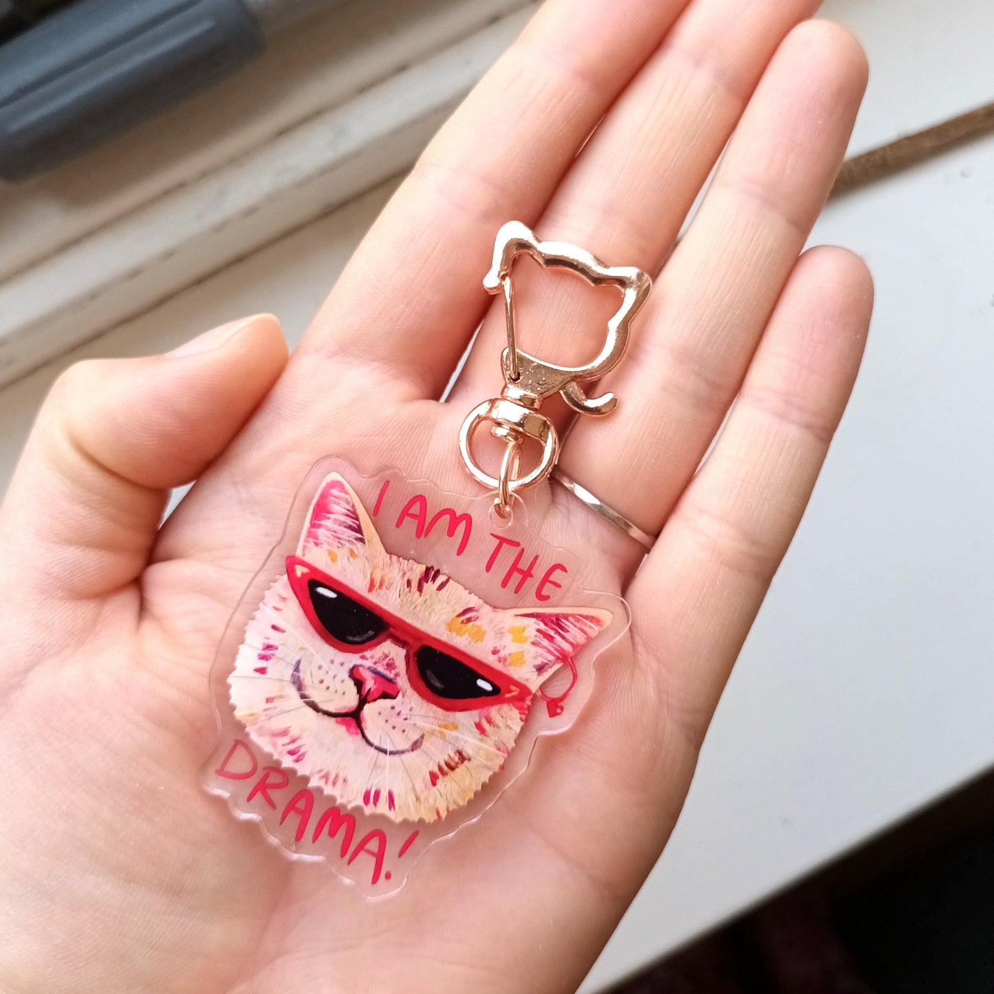 I am the Drama Charm - Acrylic Keychain