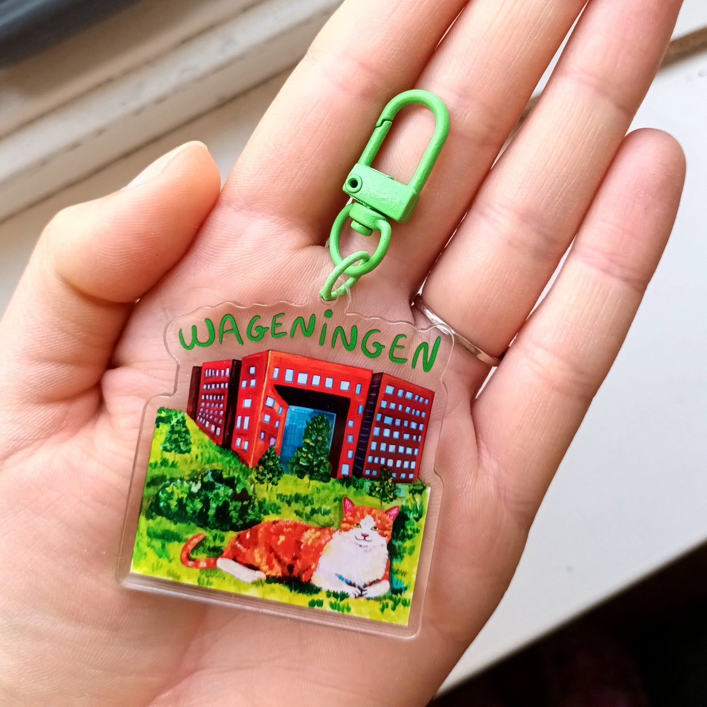 Wageningen Forum Charm - Acrylic Keychain