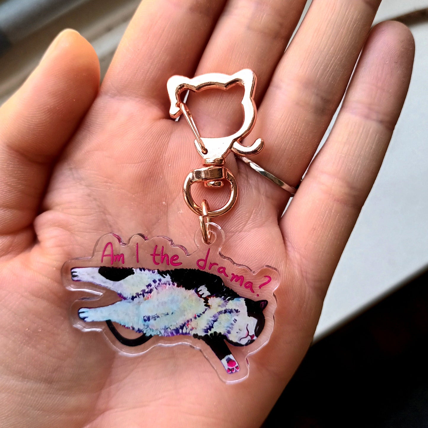 Am I the drama? Charm - Acrylic Keychain